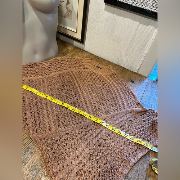 🤎GABBY ISABELLA – Open Knit Sweater – Size XS - Picture 7 of 8